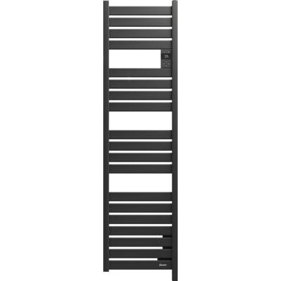 Sèche-serviettes électrique fluide KELUD SLIM anthracite - Gedimat - SAUTER