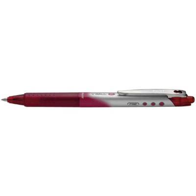 Stylo Roller Encre Liquide V-BALL 7 RT Rétractable Pointe Moyenne Rouge