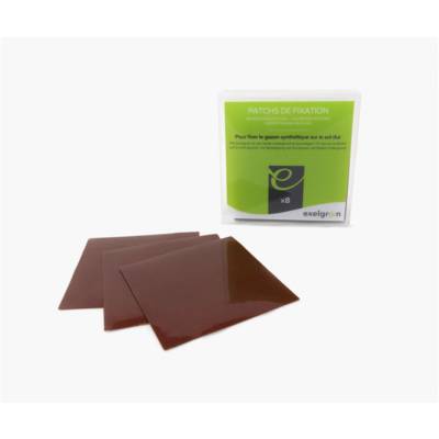 Patch de fixation pour sol dur 10 x 10 cm - sachet de 8 pièces - Gedimat - EXELGREEN