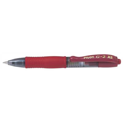 Mini Stylo roller Encre Gel G2 XS7 PIXIE Tracé 0,4 mm (Bille 0,7mm) Bordeaux - Pilot