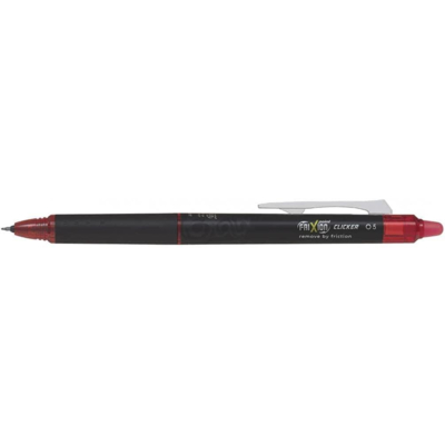 Stylo Roller Effaçable FRIXION POINT CLICKER Pointe Fine Rouge - PILOT