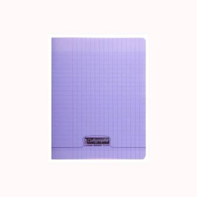 Cahier piqué POLYPRO 21x29,7 cm 96p séyès 90g Violet - CLAIREFONTAINE