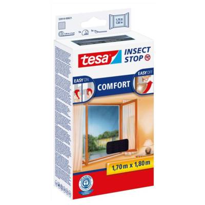 Moustiquaire Insect Stop Comfort pour Porte-Fenêtres 1,70 m x 1,80 m Anthracite