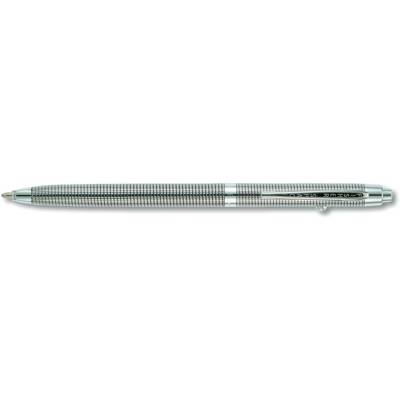 Stylo Bille B4 Space 1 Corps Chrome Quadrillé Pointe Moyenne Noir - FISHER SPACE PEN