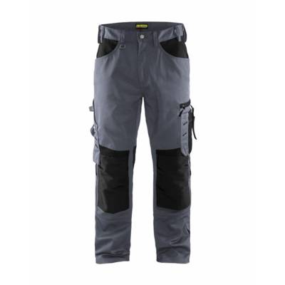 Pantalon artisan BLAKLADER Sans poches flottantes T.38 - GRIS CLAIR/NOIR - 155618609499-38 - BLAKLADER WORKWEAR