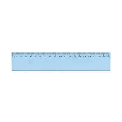 Règle Plastique Incassable  Plate 20 cm  1 Biseau Gradué Bord antitache
