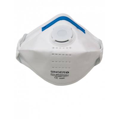 Demi-masque respiratoire filtrant SINGER FFP3 soupape - AUUMP300VSL - Maxoutil