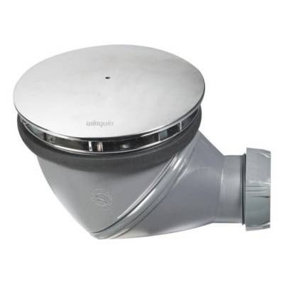 Bonde pour receveur de douche avec dôme JAMES Ø90 mm - chromé - Gedimat - WIRQUIN