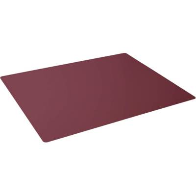 Sous-main  Antidérapant 530x400mm Rainures PP Opaque Rouge