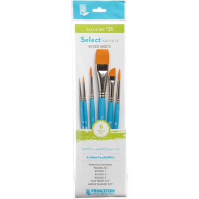Pinceau SELECT ARTISTE syn set value 21- 6 pinceaux