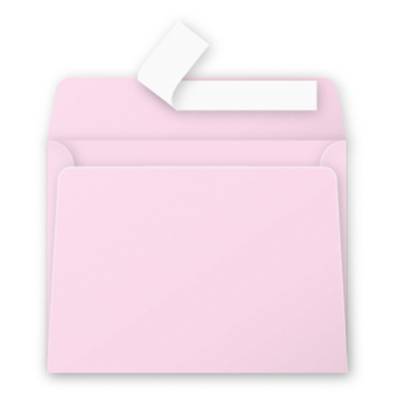 Paquet de 20 Enveloppes 120g 90x140 rose dragée Avec Bande de protection - CLAIREFONTAINE
