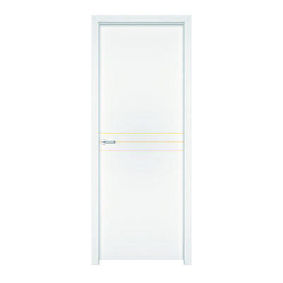 Bloc-porte alvéolaire HORI gravé à peindre à recouvrement Hui.90 mm - 204 x 73 cm - Gedimat