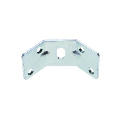 Equerre pour pied de table long.53mm haut.35mm larg.53mm ép.2,5mm en acier zingué - Gedimat