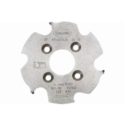 Fraise à rainurer P-system CNC DP (diamant) 100.4x7x30 mm Z3 NL 4x6.6x48 mm - LAMELLO - 132142 - Maxoutil
