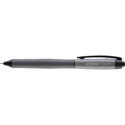 Stylo roller Palette encre gel pointe moyenne noir - STABILO