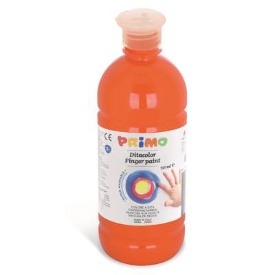 Gouache aux Doigts Flacon 750 ml Bouchon Flux Control orange 250