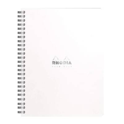 Notebook Rhodia Classic RI WHITE A5+ 16x21 cm 160p DOT 80 g