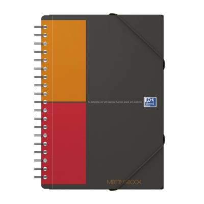 MEETINGBOOK  B5 160P 90g petits carreaux couverture polypro