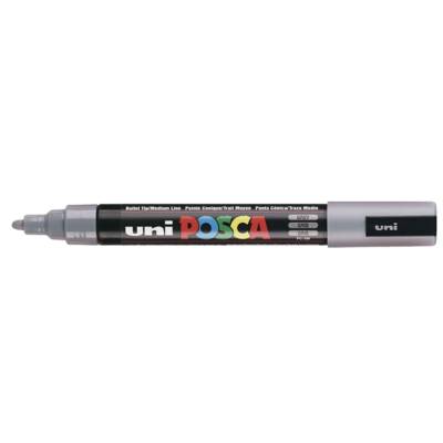Marqueur pointe conique moyenne pc5m 1,8 - 2,5mm gris - POSCA