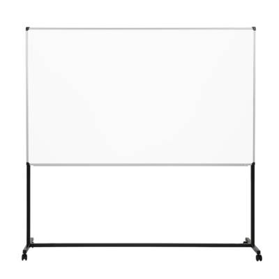 Tableaux blancs sur piètement à roulettes avec freins - 2 faces