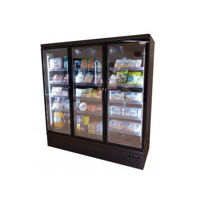 Vitrine froid positif 3 portes libre service