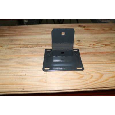 Platine acier pour poteau EXPERT (260S) anthracite - Gedimat