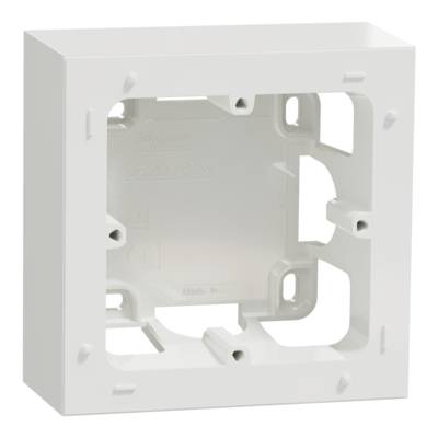 Boîte pour montage en saillie blanc 1 poste ODACE STYL - Gedimat - SCHNEIDER ELECTRIC