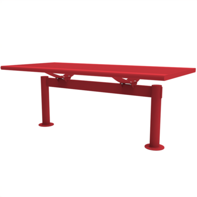 Table haute d'extérieur pour le pique- nique Tango city 180x85 cm