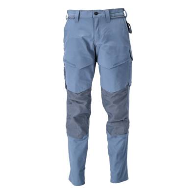 Pantalon de travail avec poches genouillères MASCOT Customized - 22379-311/2-Bleu gris-40-82