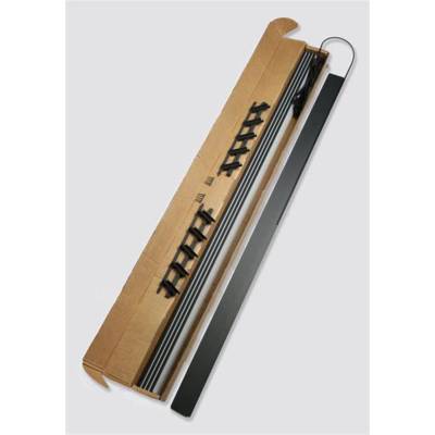 Kit 5 lames aluminium + mécanisme gris anthracite - Gedimat