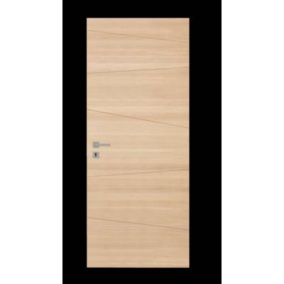Bloc-porte pleine CARLIT décor chêne blanchi Hui.72 mm - 204 x 83 cm - gauche poussant - Gedimat - PROBOPORTE