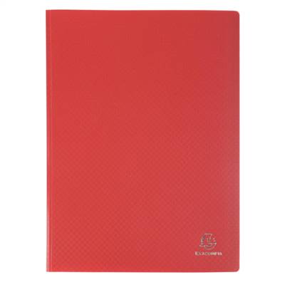 Protège-documents en polypropylène souple OPAK 40 vues - A4 - Rouge - EXACOMPTA