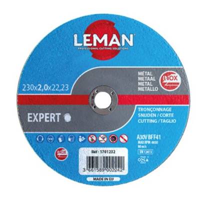Disque tronçonnage inox - Gedimat - LEMAN