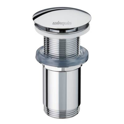 Bonde lavabo Quick-Clac - laiton chromé - Gedimat - WIRQUIN