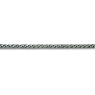 Câble gaine pvc acier dur galvanisé D4/6mm charge de travail 159kg - Gedimat - CHAPUIS