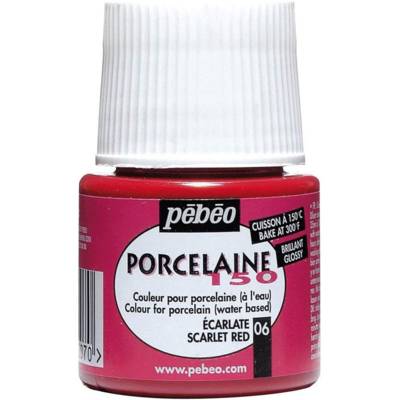 Flacon 45 ml Peinture P150 Porcelaine Coloris Ecarlate