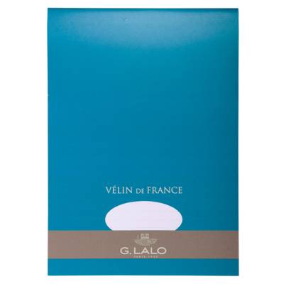 Bloc Vélin de france A4 50 feuilles 100g Blanc