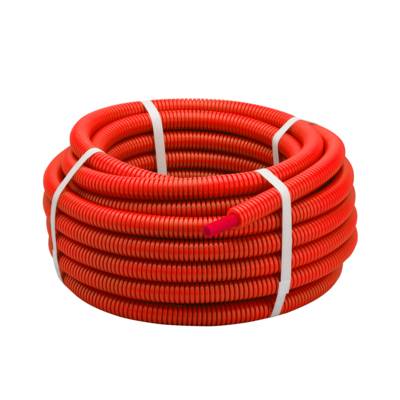 Tube PER prégainé rouge - L.25 m - Gedimat - NOYON ET THIEBAULT