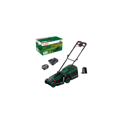 Tondeuse à gazon sans fil ROTAK18V-34 - BOSCH - avec 1 batterie 4,0 Ah - chargeur - 06008B9N00