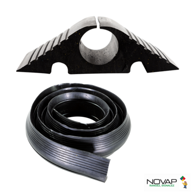 Passe-câbles Travaux rouleau de 4 mètres - 1 gorge Ø 40 mm - NOVAP - 6101277 - Maxoutil
