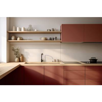 Fileur de finition GLINA terracotta satin - H.71,3 x l.10 cm - Gedimat - BCD
