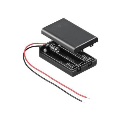 Boîtier Support 3 Piles AAA (Micro) à câble perdu