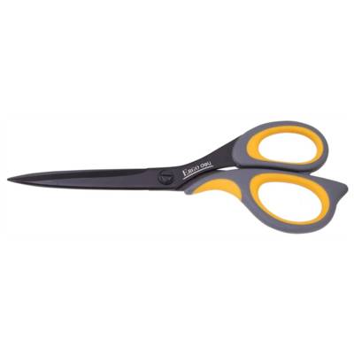 Ciseaux acier inoxidable 210mm, toucher doux en ABS, lame glissante effort limité