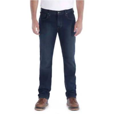 Jean Rugged Flex Straight Tapered 102807 CARHARTT Erie Bleu T.44 - S1102807491W34L34