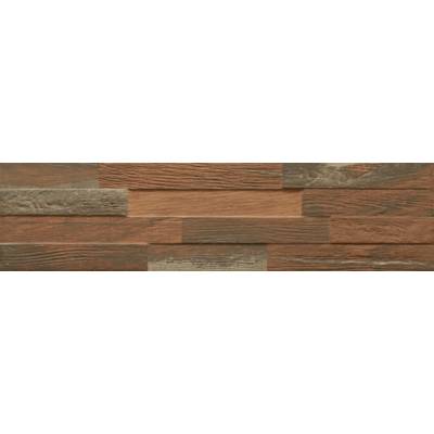 Carrelage mur intérieur INFUSION 3D - 15 x 61 cm ép.11mm - nut - Gedimat - RONDINE