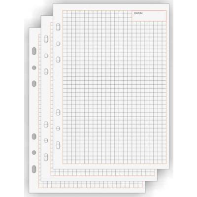 Bind Ersatzeinlagen Notizblätter Manager, A6, kariert