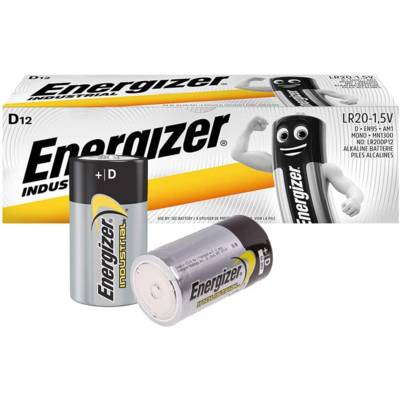 Pack 12 piles Industrial LR20 D Mono MN1300 - 1,5V