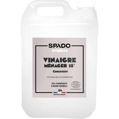 Bidon 5 l Origines Vinaigre blanc liquide ultra concentré 18° ECOCERT
