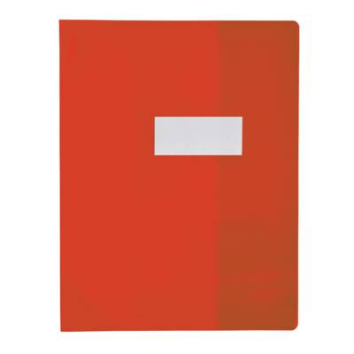 Protège-cahier PVC 150 Strong Line A4  (21x29,7 cm) Translucide rouge