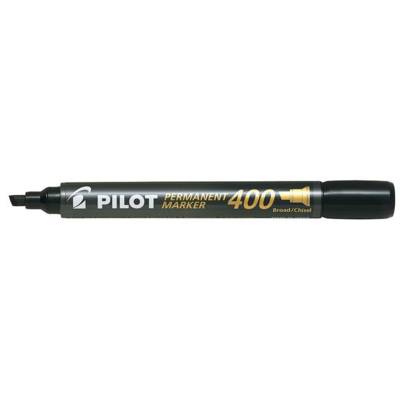 Marqueur Permanent SCA 400 Pointe Biseau Large Noir - PILOT